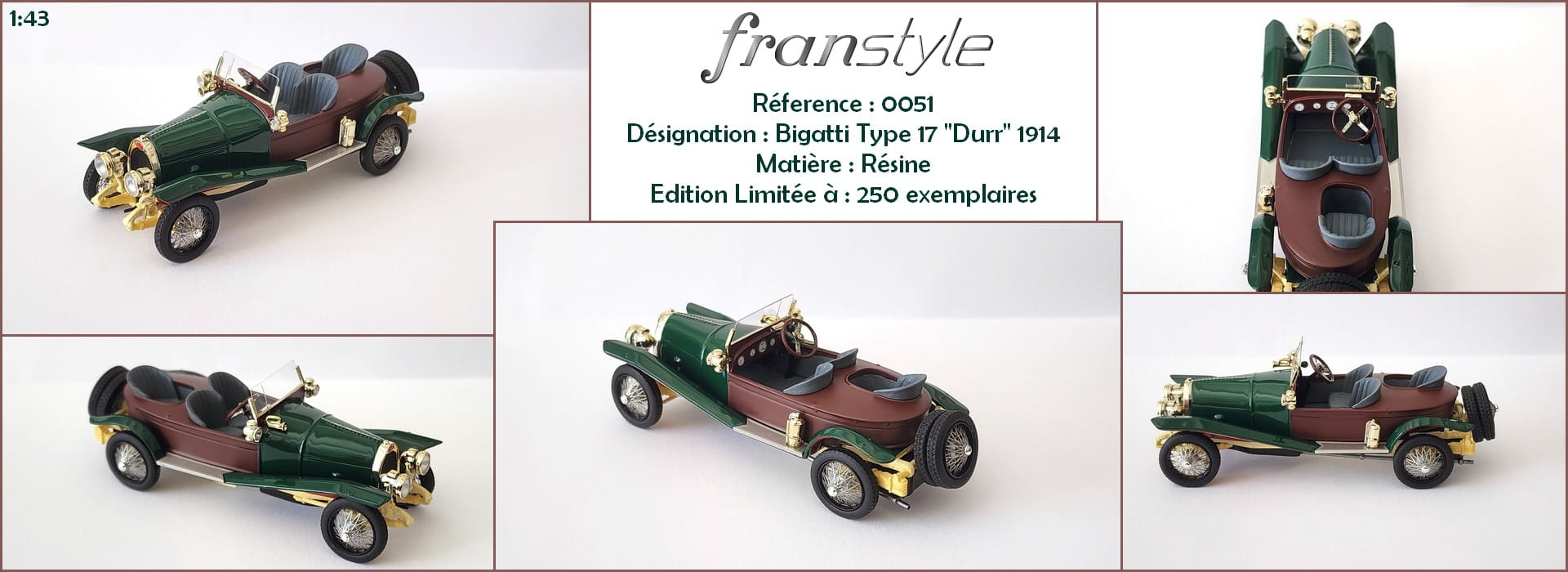 Franstyle0051BUGATTI TYPE 17 "DURR" 1914 Coverflow